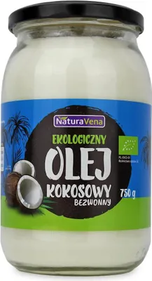 OLEJ KOKOSOWY BEZWONNY BIO 830 ml - NATURAVENA