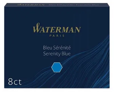 Produktbild von Waterman Tintenpatronen für Füllfederhalter Blau 8 Stück