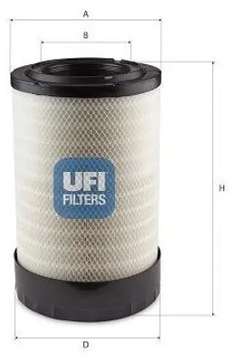 Produktbild von Luftfilter UFI 27.I24.00 Filtereinsatz