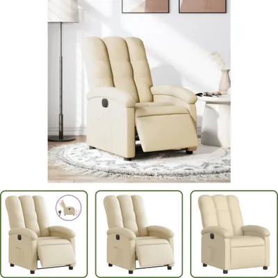 Obrázek produktu pro The Living Store Lehátko Electric Cream Fabric
