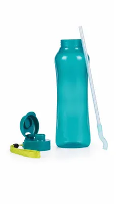 Zdjęcie produktu dla Butelka Tupperware AQUAVIBE, pojemność 1,2 litra, z rurką do picia (zielona)