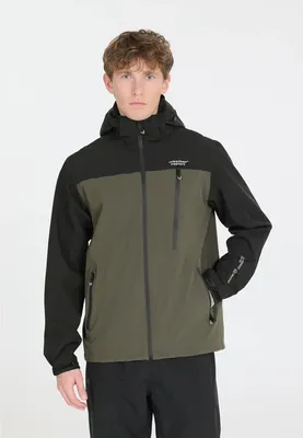 Produktbild von WEATHER REPORT Delton Herren Regenjacke mit Kapuze grün 5XL