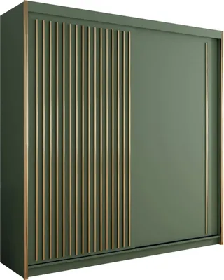 Produktbild von Multifunktionale Garderobe -Schrank Mesto -200 -Schiebetüren, geräumiger Kleiderschrank, Wohnzimmer, Flur