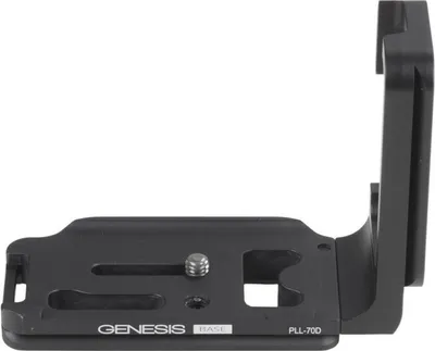 Produktbild von Genesis PLL-70D L-Typ Platte mit Arca-Swiss für Canon 70D Kamera