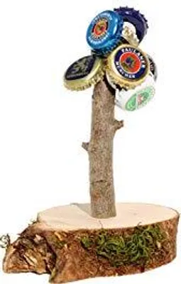 Produktbild von Der Deckelbaum Magnetbaum / Kronkorkenbaum / Trinkspiel / Kronkorkenhalter / Männergeschenk / Deggelbam / Super als Mitbringsel oder Geburtstagsgeschenk