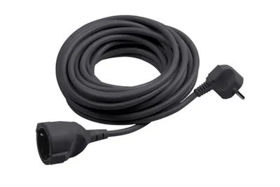 Produktbild von Meister Schutzkontakt-Verlängerung 25 m Kabel schwarz Kunststoffleitung IP20