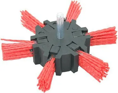 Zdjęcie produktu dla Szczotka Strend Pro AWB-021 100 mm, okrągła, nylonowa, z trzonkiem, G80