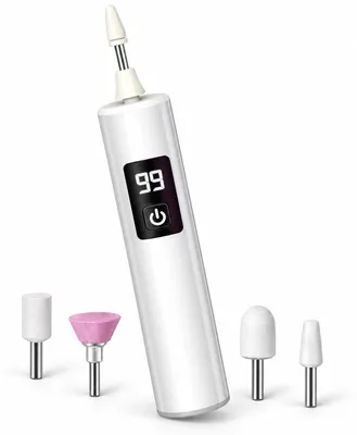 Produktbild von Elektrischer Nagelschleifer 3 In 1, 35000 U/min, maniküre set elektrisch Mit LED-Licht & 4 Schleifaufsätzen, Nagelfräser Für Maniküre & Pediküre