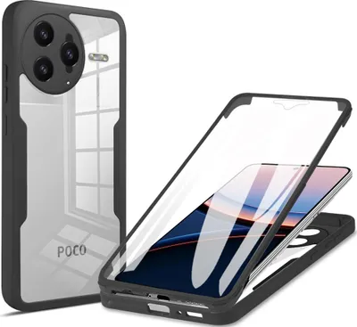 Produktbild von Schutzhülle für Xiaomi Poco F7 Ultra / Redmi K80 Pro, Eingebautem Displayschutz 360 Grad Komplettschutz Handyhülle Schwarz
