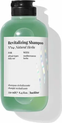 Image de Farmavita Backbar, shampooing revitalisant n° 04 aux herbes naturelles, 250 ml