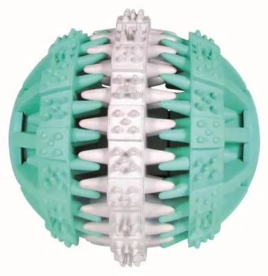 Produktbild von 32942 Denta Fun Ball, Minzgeschmack, Naturkautschuk, ø 7 cm