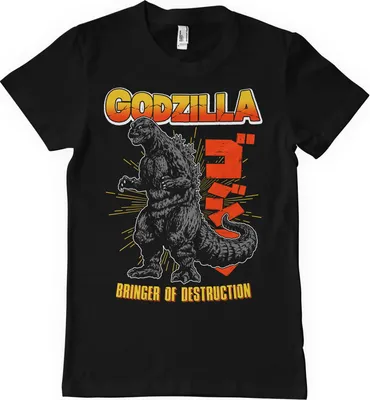 Produktbild von Godzilla T-Shirt Herren Bringer Of Destruction schwarz S