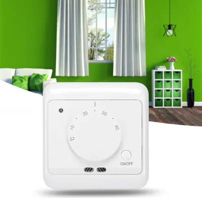 Obrázek produktu pro 230V 16A Nástěnný mechanický elektrický termostat pro vytápění Regulátor teploty