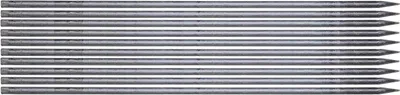 Produktbild von 10 Stück FRONTTOOL Schnureisen 1 m, Ø18 mm, Schnurnagel, Schnurpfahl, Schnurstange, Schnurpinne geschmiedet mit Spitze