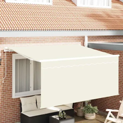 Produktbild von Maison Exclusive - Einziehbare Markise Creme 300 x 200 cm Polyester und Aluminium