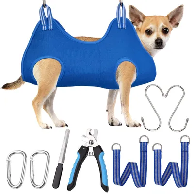 Obrázek produktu pro Hamak pro psy s nástrojem na stříhání nehtů a vodítkem