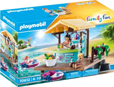 Produktbild von PLAYMOBIL Family Fun 70612 Paddleboot-Verleih mit Saftbar