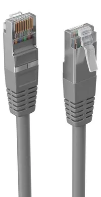 Produktbild von shiverpeaks BASIC-S Patchkabel, Kat. 6, S/FTP, grau, 0,50 m