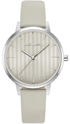 Produktbild von Julie Julsen JJW2493SL-8 Uhr Damenuhr Lederarmband grau