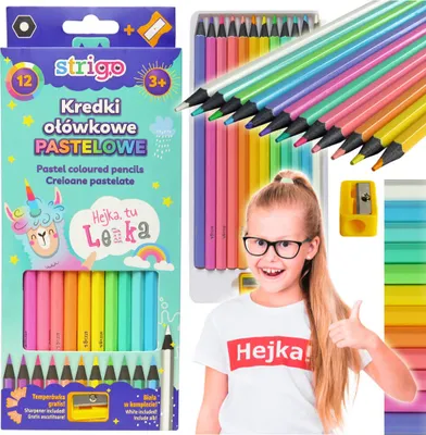 Obrázok produktu pre Lenka pastelové ceruzky 12 farieb STRIGO