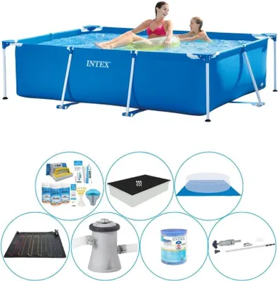 Obrázek produktu pro Rámový bazén Intex Rechteckig 220x150x60 cm - Bazén Super Set