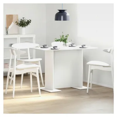 Produktbild von Esstisch, Weiß, 110 x 60 x 75 cm, Holzwerkstoff