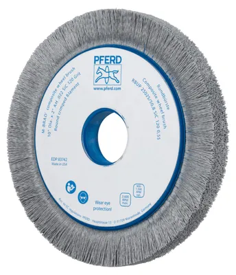 Produktbild von PFERD 79183742, Schleifbürste, Universal, Siliciumcarbid, 3600 RPM, Rund, 5,08 cm
