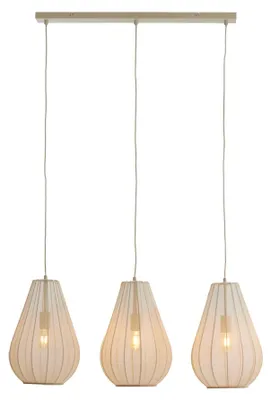 Produktbild von Light & Living - Hängeleuchte Itela - Sand - 80x8x40cm Hängelampe - Esstischlampe - Wohnzimmerlampe - Schlafzimmerlampe - Wohnzimmer