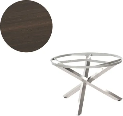 Produktbild von Sonnenpartner Gartentisch Base-Spectra rund Ø 100 cm Edelstahl Tischsystem