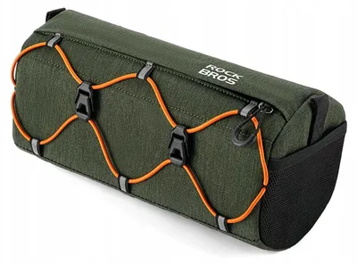 Zdjęcie produktu dla ROCKBROS 30110054001 - Torba rowerowa na kierownicę, kolor zielony, pojemność 2,2L