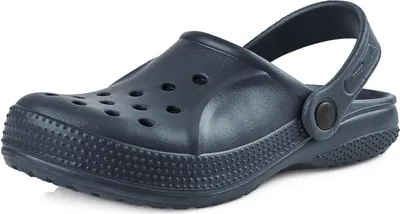 Produktbild von Ladeheid Kinder Mädchen Jungen leichte Eva Clogs Gartenclogs Gartenschuhe KL055 (Dunkelblau, 27 EU)