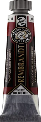 Image de Rembrandt peinture à l'huile tube 15 ml rouge cadmium pourpre 309