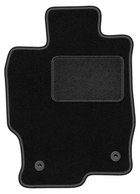 Obrázek produktu pro Velurový kobereček řidiče pro: Mazda 6 II GH 2007-2012 (sedan/kombi/liftback) – 1 ks, černý, na míru – Wielganizator LUX