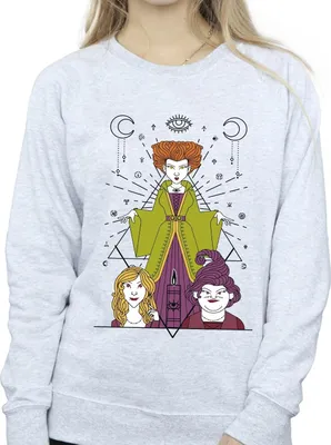 Produktbild von Disney - "Hocus Pocus" Sweatshirt für Damen BI15709 (S) (Weiß)