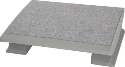 Image de MAUL Repose-pieds MAULpro 45 x 39 cm feutre aiguilleté réglable en hauteur gris