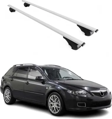 Immagine prodotto di Barre portatutto trasversali per Mazda 6 2002-2007, colore argento