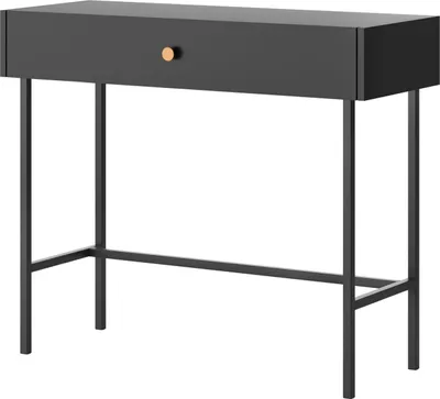 Image de Selsey Divenos - Coiffeuse avec tiroir, noir, 93 cm