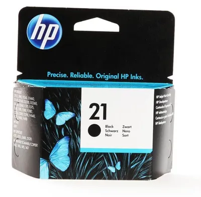 Produktbild von HP 21 Schwarz Original Druckerpatrone, Standardertrag, Schwarz, Tinte auf Pigmentbasis, 5 ml, 1 Stück(e), 190 Seiten