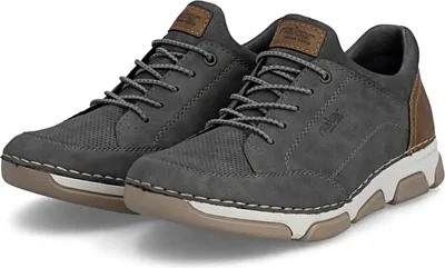 Produktbild von Rieker Herren Slipper Schuhe Sneaker 15950-45 Grey Extraweit , Schuhgröße:44 EU