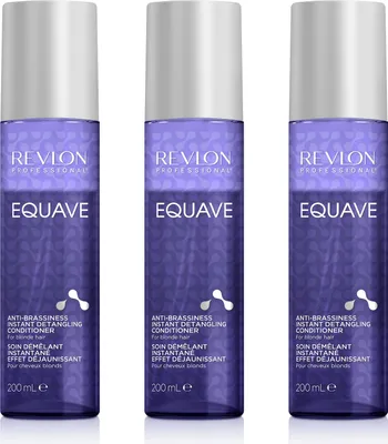 Produktbild von Equave Anti-Brassiness Instant Detangling Conditioner 3x200 ml