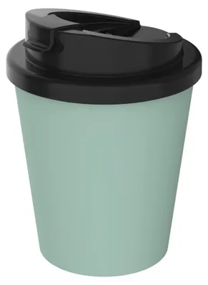 Immagine prodotto di Tazza da caffè biologica "Premium Deluxe" - Tazza termica in plastica biologica senza BPA con chiusura a 2 componenti - Tazza isolata da 250 ml da portare con sé  Germany - menta