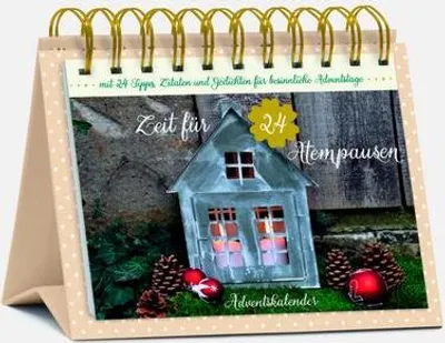 Produktbild von \Tisch-Adventskalender \"\"Zeit für 24 Atempausen\"\"\""