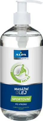 Produktbild von ALPA Massageöl Sport 500 ml – Muskelentspannung und Erfrischung nach körperlicher Anstrengung