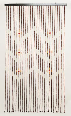 Produktbild von Türvorhang Vorhang mit Holzperlen Handarbeit 90x180cm Nr:01