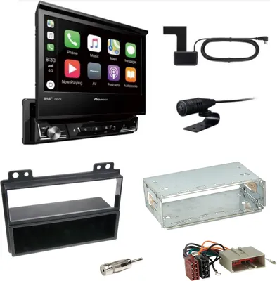 Produktbild von Pioneer AVH-Z7200DAB Digitalradio Bluetooth USB Einbauset für Ford Fiesta Fusion
