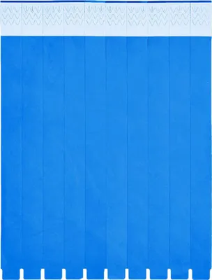 Obrázok produktu pre MidOcean - Náramok "Tyvek" 10-pack MO1314 (jedna veľkosť) (kráľovská modrá)