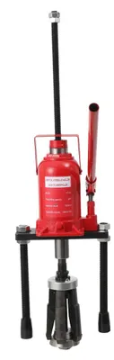 Zdjęcie produktu dla Hydrauliczny podnośnik butelkowy – podnośnik samochodowy – udźwig 20 ton – konstrukcja spawana – do samochodów osobowych, pickupów i kamperów – narzędzie naprawcze