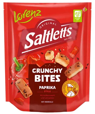Image de Saltletts 311447 Saltletts Crunchy Bites Paprika 100,0 g, 1 St.