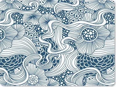 Produktbild von MuchoWow® Mauspad Mousepad Muster - Blumen - Botanisch 40x30 cm - Mousepads - Maus Mat - Pad - Mausunterlage - Anti Rutsch