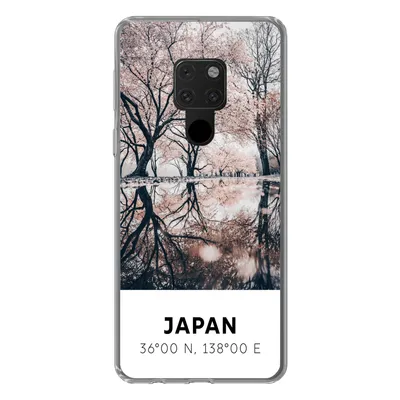 Produktbild von MuchoWow® Handyhülle Schutzhülle Hülle für Huawei P40 Lite Japan - Sakura - Frühling - Rosa Silikon Softcase Handy Hülle - Handy